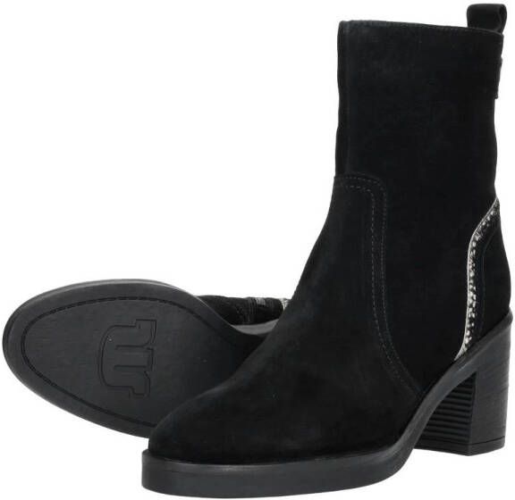 Maruti Vanity Enkellaarsjes op hak Zwart Black Pixel Black - Foto 4