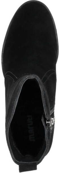 Maruti Vanity Enkellaarsjes op hak Zwart Black Pixel Black - Foto 6