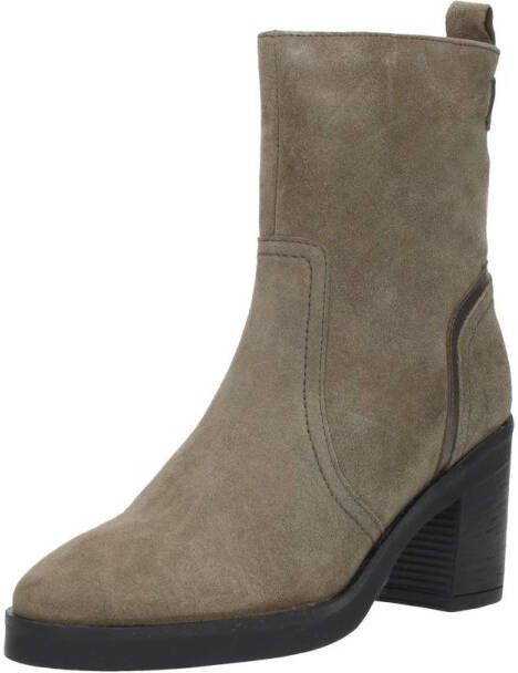 Maruti Vanity Suede Taupe Beige Suede Enkellaars met hak Dames - Foto 9