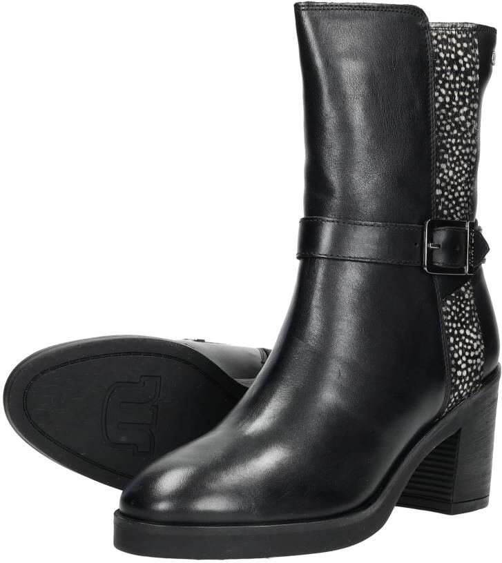 Maruti Vivien Enkellaarsjes op hak Zwart Black Pixel Black - Foto 4