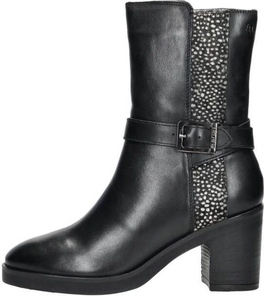 Maruti Vivien Enkellaarsjes op hak Zwart Black Pixel Black - Foto 10