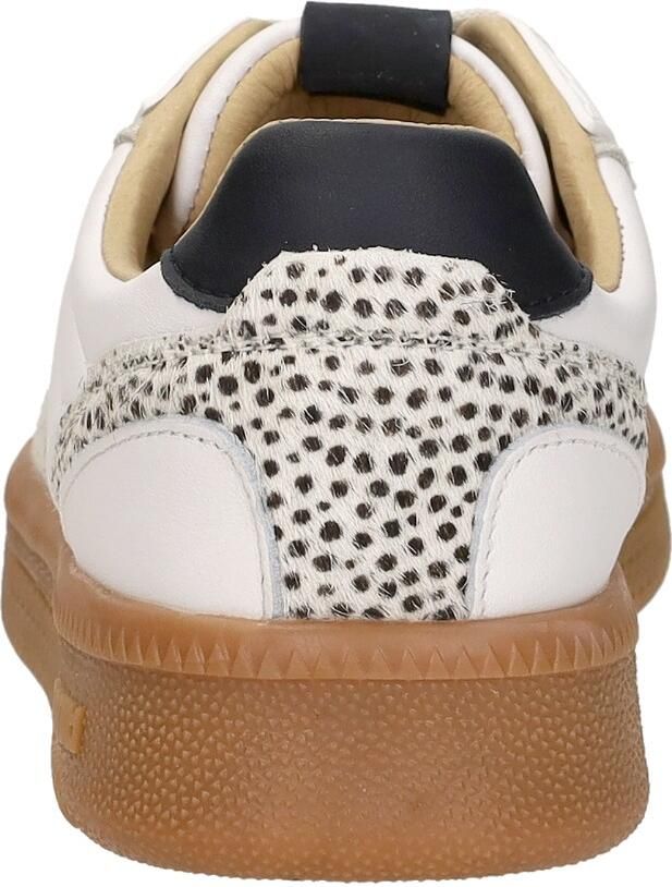Maruti Yale Suede BSA White Beige Black Dames Sneakers Wit - Foto 5