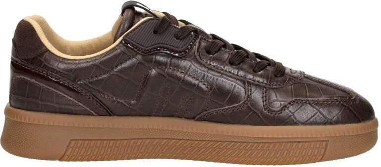 Maruti Yale Leather Croco Brown D66 Sneakesr Bruin Leer Crocoprint Dames Bruin - Foto 8