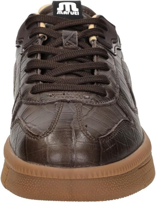 Maruti Yale Leather Croco Brown D66 Sneakesr Bruin Leer Crocoprint Dames Bruin - Foto 4