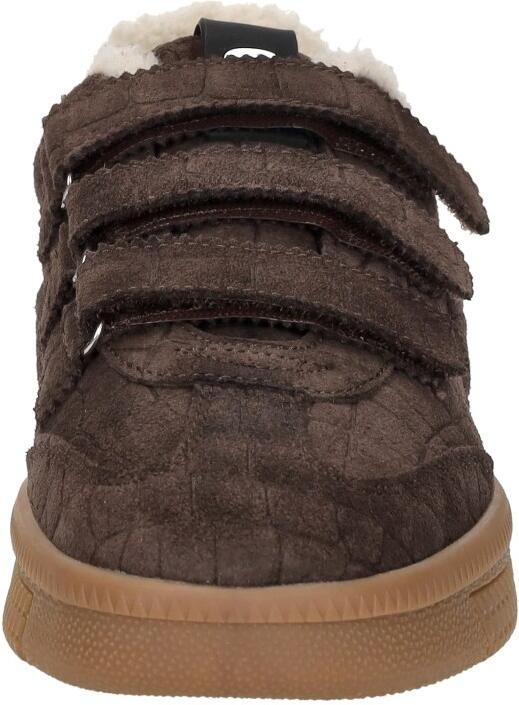 Maruti Yana Suede Brown D00 Sneakers Bruin Suede Dames Klittenbandsluiting Bruin - Foto 8