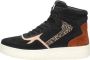 Maruti Mona Sneakers Zwart Black Mauve Rust Pixel B - Thumbnail 2