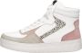 Maruti Mona White Pink Sneakers hoge sneakers - Thumbnail 3