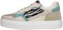Maruti Tavi leather Blue Wit Leer Lage sneakers Dames - Thumbnail 2