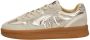 Maruti Yale Suede taupe gold sneakers Goud Leer Lage sneakers - Thumbnail 2