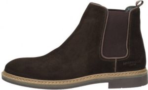 McGregor Heren Boots Bruin Chelsea Boots Suède Elastiek