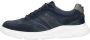 McGregor Heren Sneakers Blauw Lage Sneakers Leer Veters - Thumbnail 2