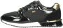 Mexx Fleur Lage sneakers Dames Zwart - Thumbnail 3