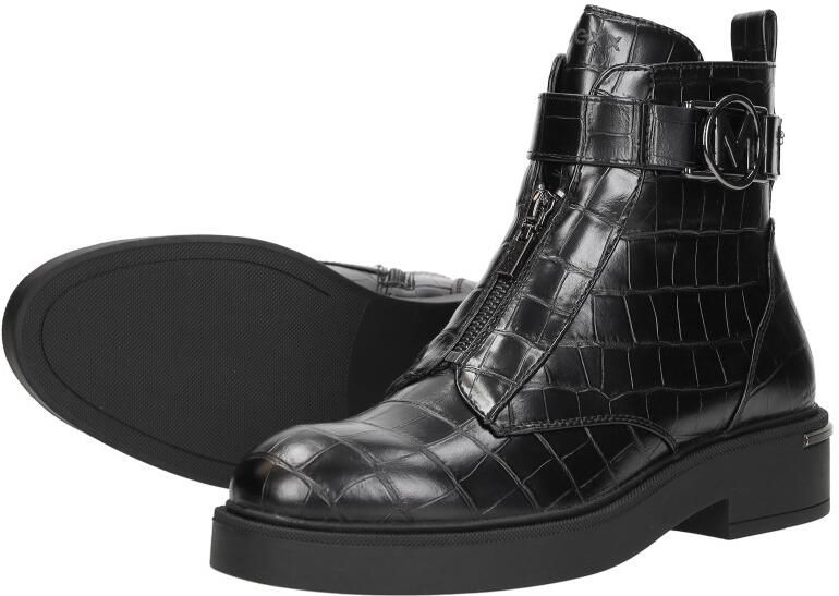 Mexx Micla Kasia Enkellaarsjes Plat zwart - Foto 5