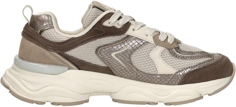 Mexx Norah Komo chunky sneakers beige bruin - Foto 9
