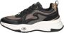 Mexx Sneakers Palma Ora MI001002653W-1111 Zwart Goud - Thumbnail 2