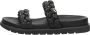 Mexx Sandal Jaeley Zwart Dames Slippers - Thumbnail 4