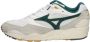 Mizuno Contender sneakers wit groen Suede Unisex - Thumbnail 3