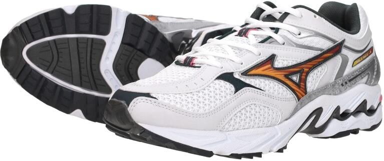 Mizuno Wave MG4 Sneakers Heren White Artisan s Gold Galaxy Silver - Foto 8