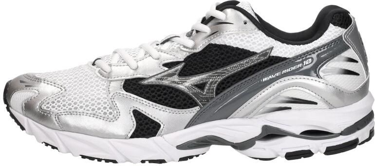 Mizuno Wave Rider 10 Retro Running Shoe White Sneakers - Foto 5