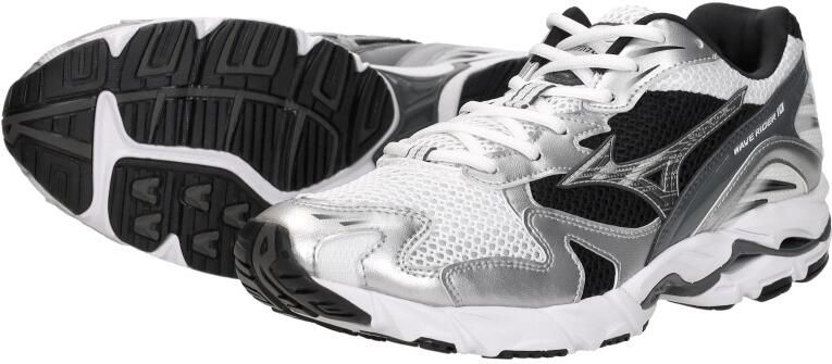 Mizuno Wave Rider 10 Retro Running Shoe White Sneakers - Foto 9