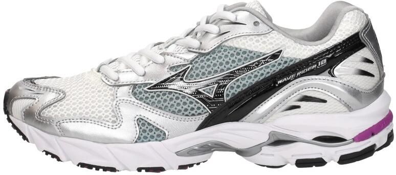 Mizuno Wave Rider 10 Sport Sneakers Laag Donkergrijs - Foto 2
