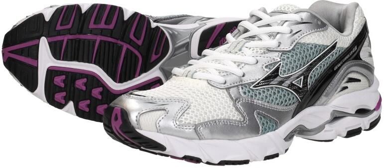 Mizuno Wave Rider 10 Sport Sneakers Laag Donkergrijs - Foto 6