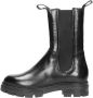 MJUS M79203-101-6002 Chelsea Zwart Leer Chelsea boots Dames - Thumbnail 3