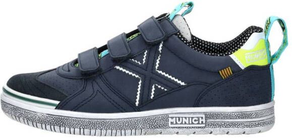 Munich G3 Velcro Lage sneakers Jongens Blauw
