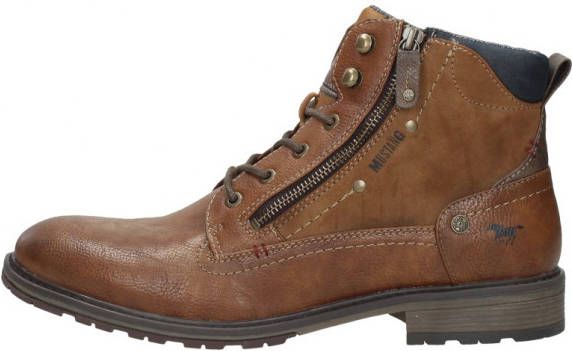 Mustang Shoes Veterlaarzen met rits aan de buitenkant