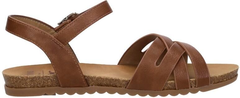 Mustang Sandalen Plat Sandalen Plat Cognac - Foto 8