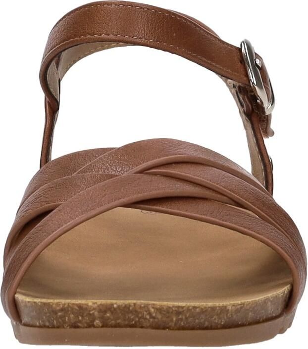 Mustang Sandalen Plat Sandalen Plat Cognac - Foto 5