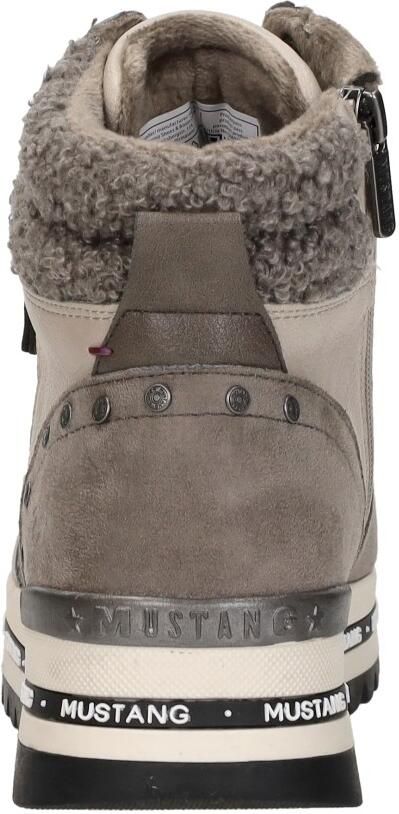 Mustang Sneakers Hoog Sneakers Hoog Taupe - Foto 6