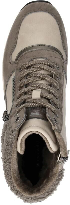 Mustang Sneakers Hoog Sneakers Hoog Taupe - Foto 7