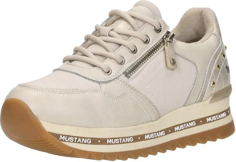 Mustang Sneakers Laag Sneakers Laag gebroken wit - Foto 7