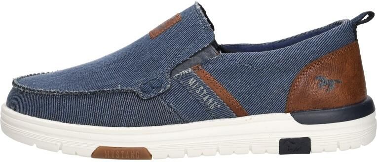 Mustang Sneakers Laag Sportief Blauw - Foto 2