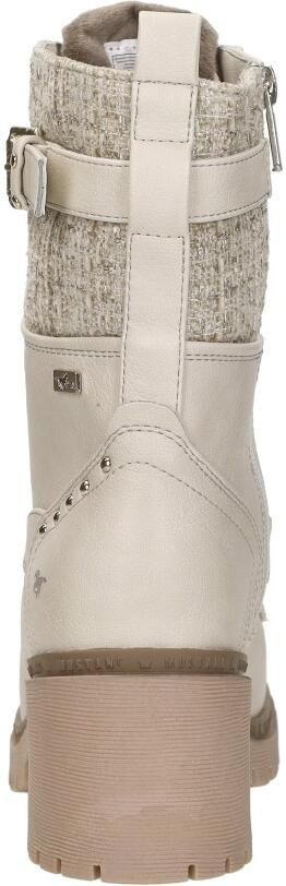 Mustang dames veterboot Off White - Foto 7