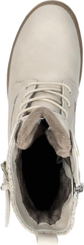 Mustang dames veterboot Off White - Foto 6