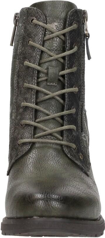 Mustang Veterschoenen Hak Veterschoenen Hak Khaki - Foto 5