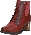 Mustang Veterschoenen Hak Veterschoenen Hak rood - Rood