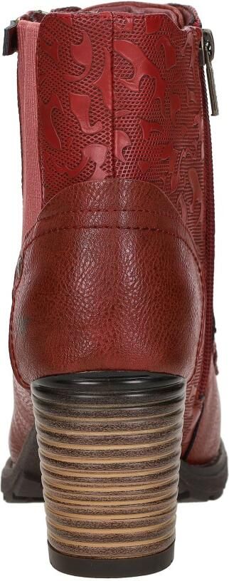 Mustang Veterschoenen Hak Veterschoenen Hak rood - Foto 6