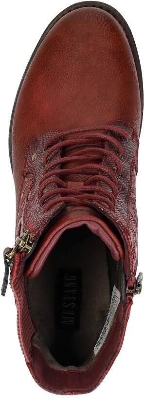 Mustang Veterschoenen Hak Veterschoenen Hak rood - Foto 7