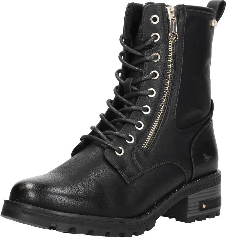 Mustang Veterboots Dames Zwart