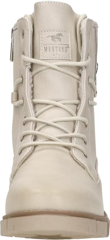Mustang Veterschoenen Hoog Veterschoenen Hoog gebroken wit - Foto 7