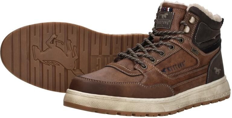 Mustang Shoes Winterlaarzen Puno High top sneaker veterboots met warme voering - Foto 2