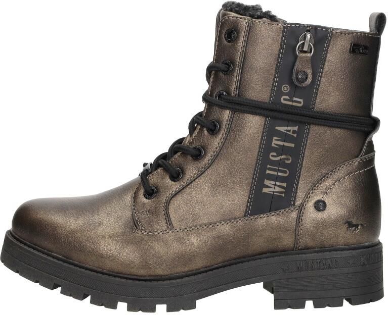 Mustang Veterschoenen Hoog Veterschoenen Hoog goudkleur - Foto 3