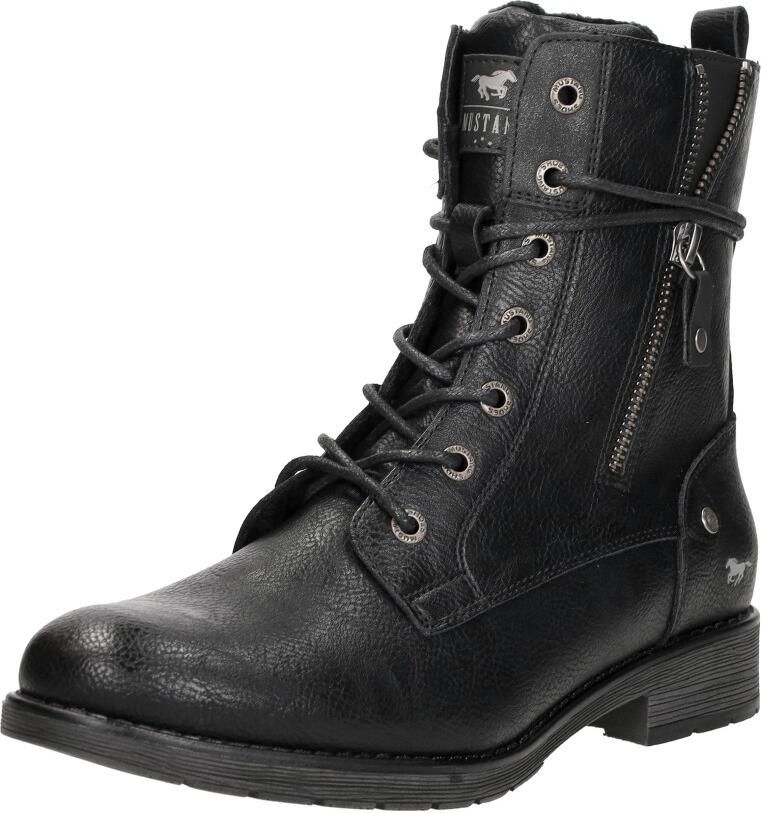 Mustang Veterboots Dames Zwart - Foto 3