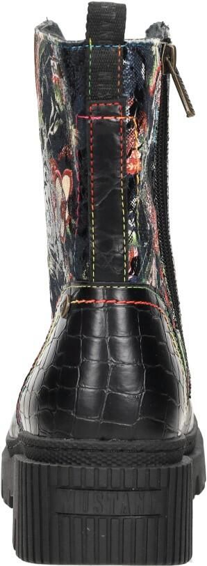 Mustang dames TEX-enkellaarsjes zwart 36M0112003-black multi - Foto 6