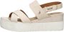 Mustang Sandalen Plat Sandalen Plat Gebroken wit - Thumbnail 2