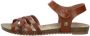 Mustang Bruine Sandaal Comfortabel Stijlvol Flexibel Brown Dames - Thumbnail 2