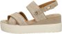 Mustang Shoes Sandaaltjes zomerschoen sandaal wig hak met lichte plateau - Thumbnail 2